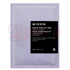 MIZON Enjoy Vital-Up Time [Line Fit Mask] - näokontuure jooniv kangast näomask peptiididega